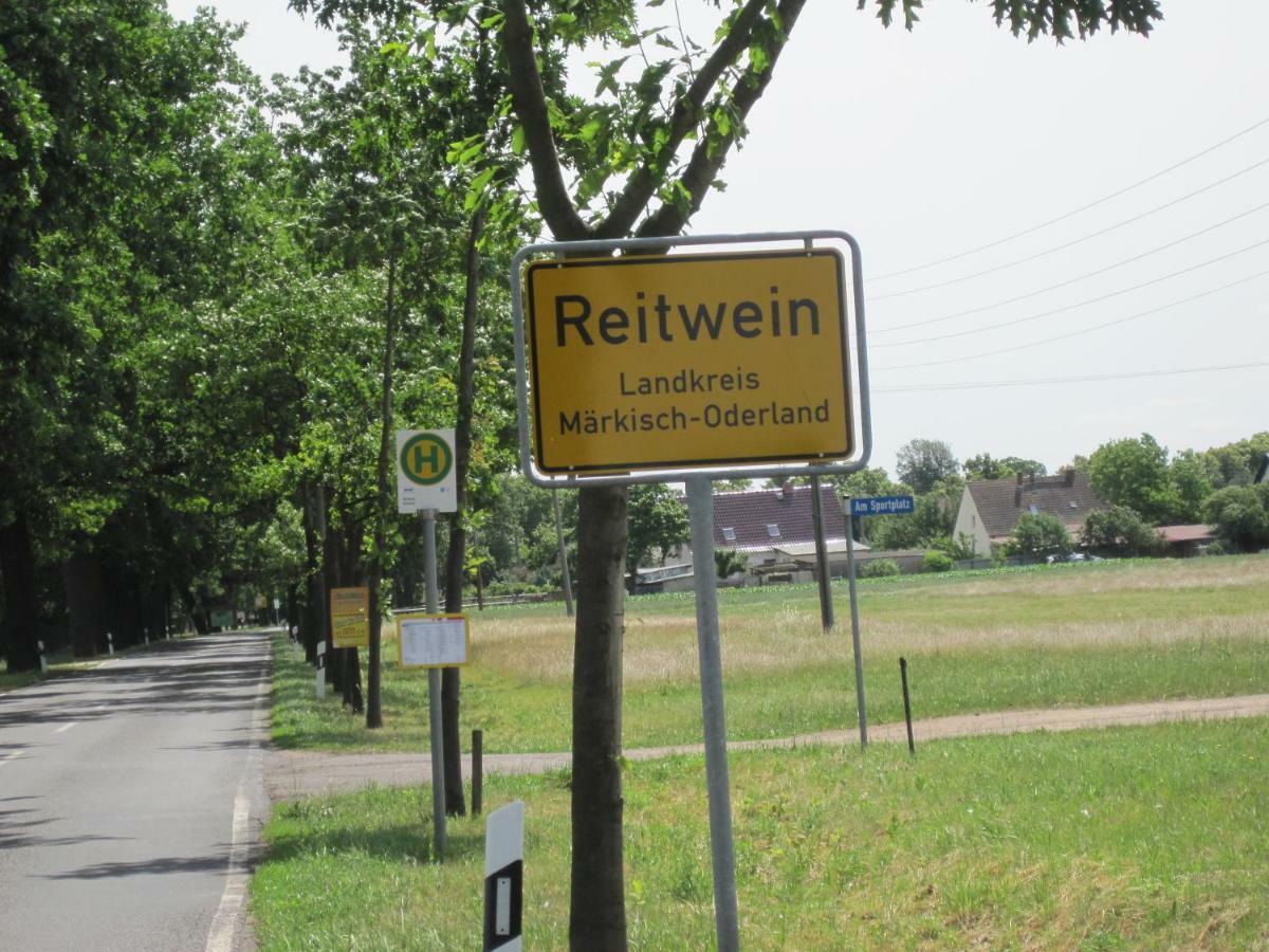 Pension Zum Weissen Hirsch Reitwein Екстер'єр фото